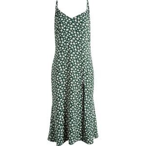 Reformation Women's Green White Sleeveless Floral Crimi Dress Size 4 NWOT